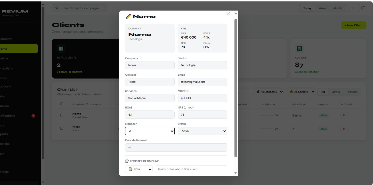 REVIUM Client Management